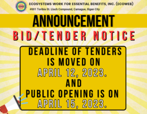 Read more about the article BID/TENDER NOTICE