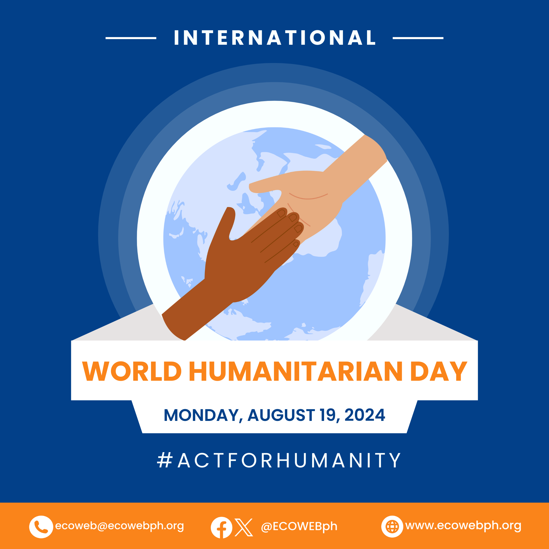 Read more about the article #ActForHumanity on World Humanitarian Day